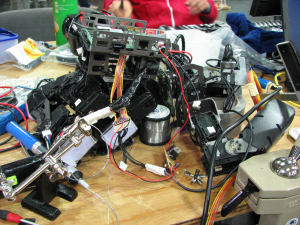 Versuch mit Spannungswandler