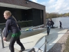 Umsetzen an der Schleuse