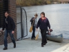 Umsetzen an der Schleuse
