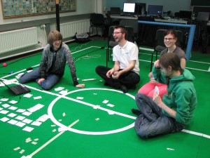 scrumm_points AG-Mitglieder "Pokern" um die Aufgaben nach ihrer Schwierigkeit zu bewerten.