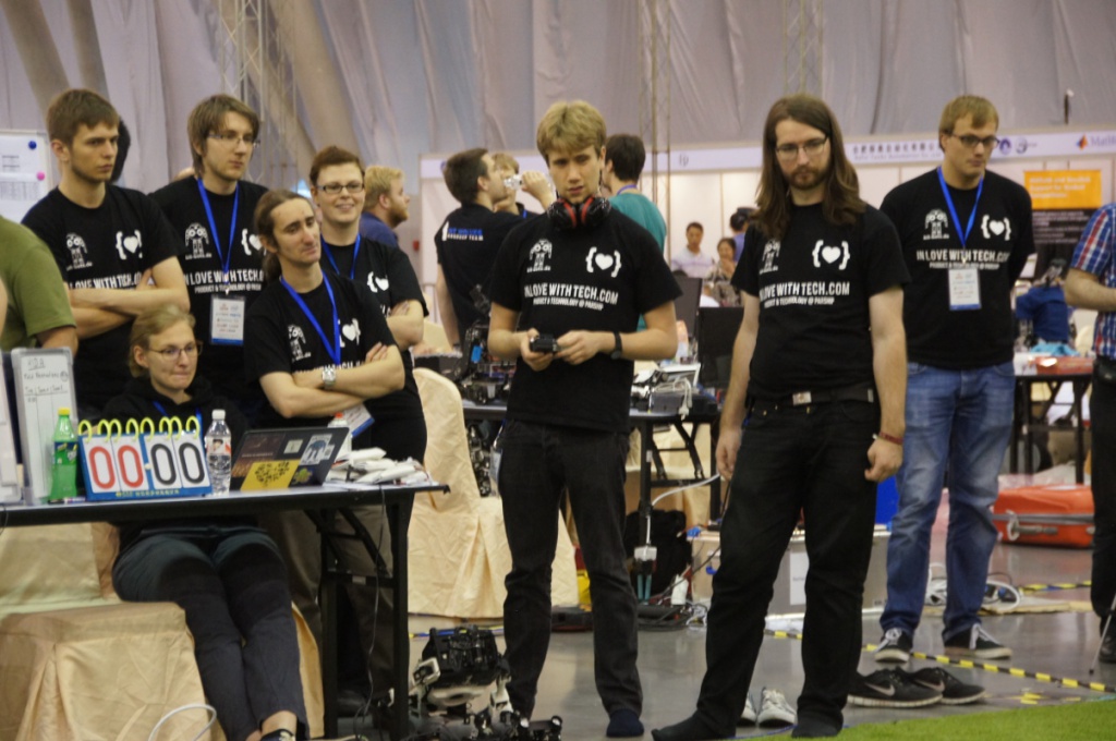 Part of the team - watching the match closely