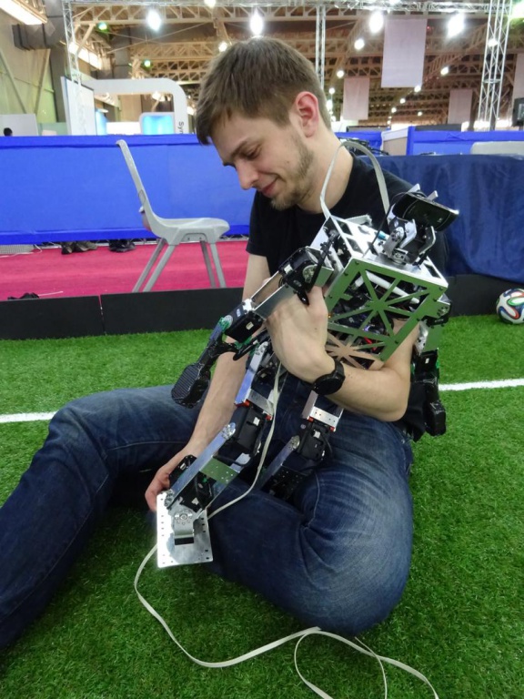 Working on Minibot Working on Minibot