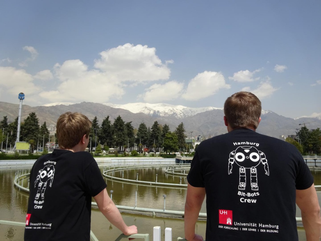 Taking a break outside Taking a break outside