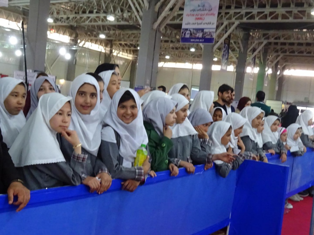 A lot of schools are visiting the competition A lot of schools are visiting the competition