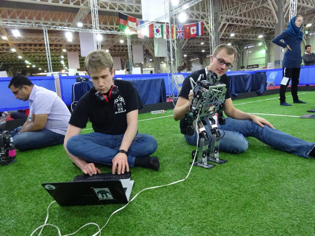 Working on Minibot Working on Minibot