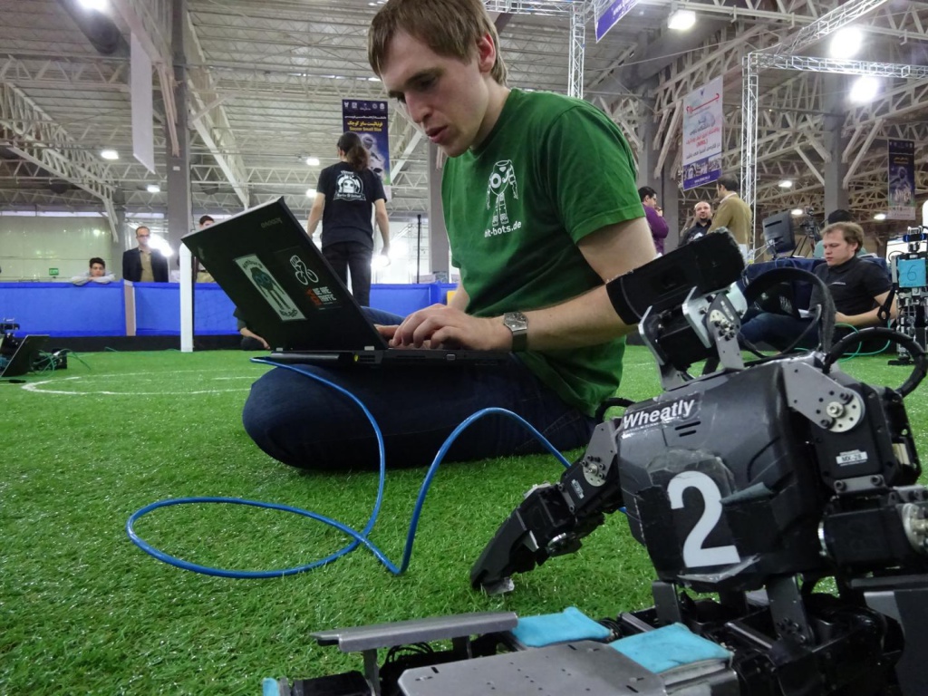 Robert working on vision Robert working on vision