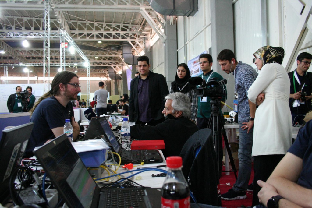There is a lot of media interest in the IranOpen