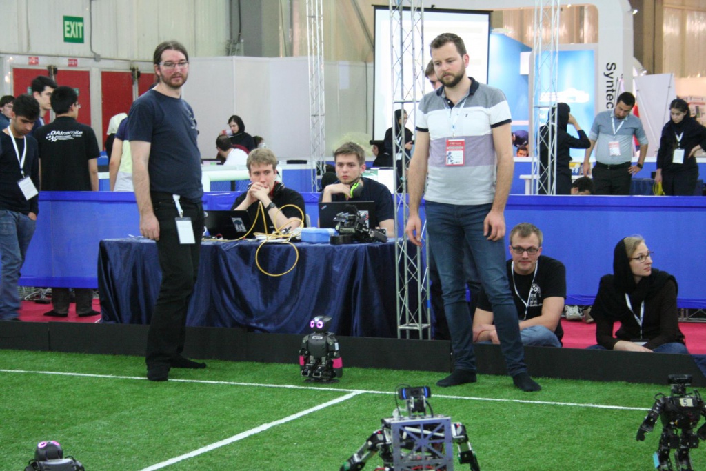 During match Hamburg Bit-Bots vs. Bold Hearts During match Hamburg Bit-Bots vs. Bold Hearts
