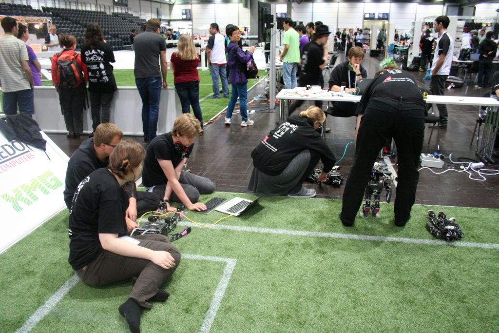 preparing for a game